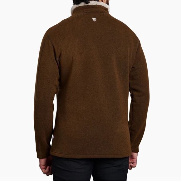 Kuhl Alpaca Fleece Europa 1/4 Zip Sweater Size XXL in Brown - Picture 2 of 11